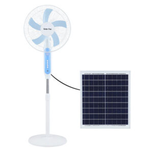 Solar 16-Inch Rechargeable Floor Fan