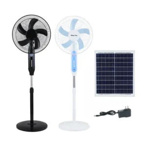 Solar 16-Inch Rechargeable Floor Fan - Image 3
