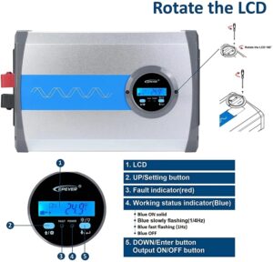 EPEVER 3000 watts/3KW Pure Sine Wave Inverter - Image 2