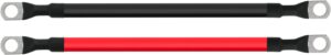 2.0 Battery Jumper cables (1ft) (Black and Red) - Image 2
