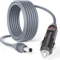 Starlink Mini Power Cable Cigarette Lighter 10FT/3M Starlink Mini DC Car Power Cable 12V Starlink Mini Cable for Satellite 18AWG 5.5 * 2.1mm DC Power Supply for Starlink Mini Accessories Waterproof
