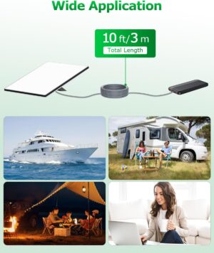 Starlink Mini Cable 6.5FT Starlink Mini USB C to DC Power Cable Cord 100W Input USB Type C to DC Cable, Power Cable Direct to USB-C for Star Link Mini Work with 100W+ PD Source Waterproof  - Image 4