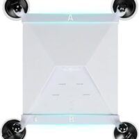 Starlink Mini Sunroof Suction Cup Mount – Secure & Ultra-Stable Holder for Starlink Mini on Cars, RVs， SUVs，Boats and Road Trips (Black)