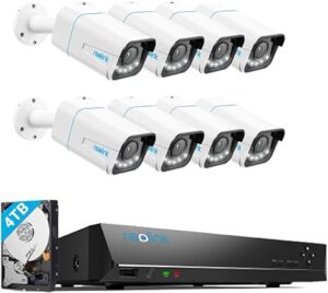 Reolink 4k/8 Megapixel 8 Piece Camera Kit