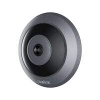 6MP 360° Panoramic Indoor Fisheye Camera with Built-in Siren & Two-Way Audio