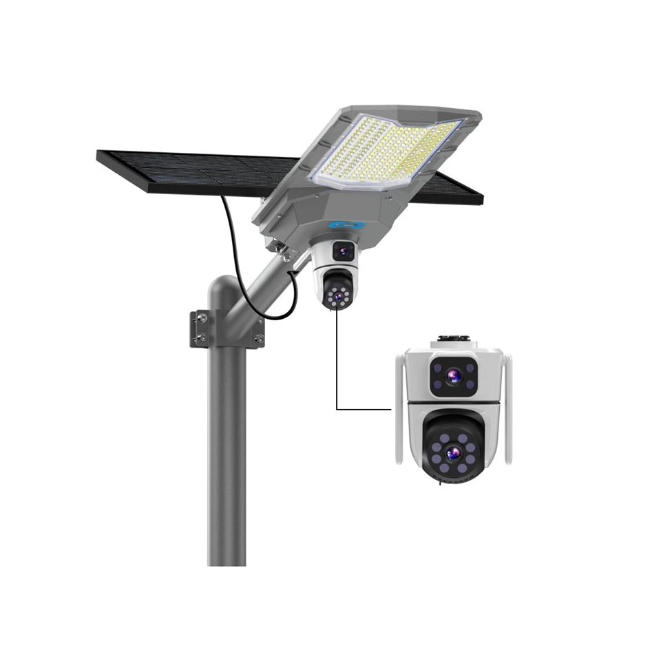 1000w Solar WIFI camera light 4k (8mp)With SD card